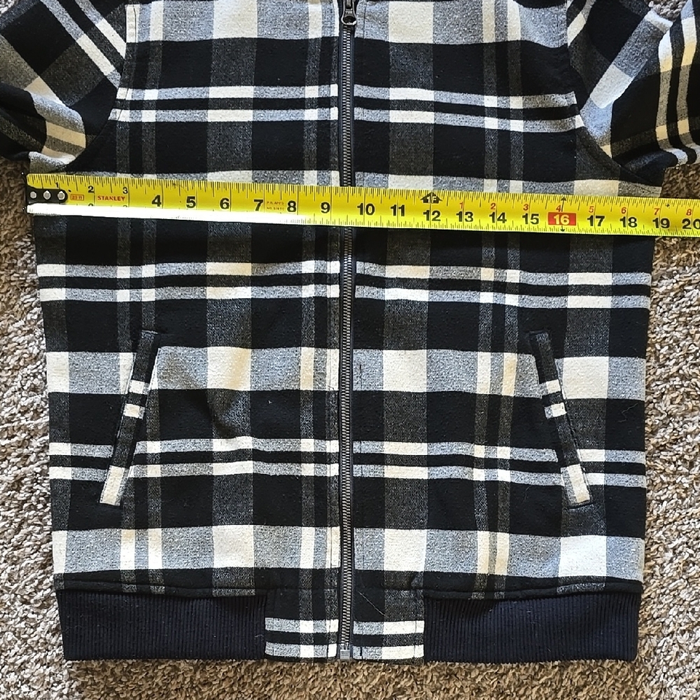 Columbia Black and White Plaid Jacket - Picture 3 of 4
